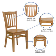 Natural Wood Dining Chair