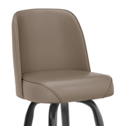 Beige Metal Bar Stool