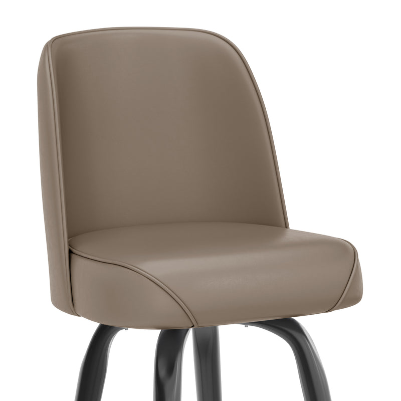 Beige Metal Bar Stool