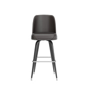 Dark Brown Metal Bar Stool