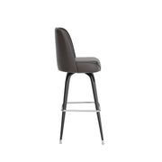 Dark Brown Metal Bar Stool