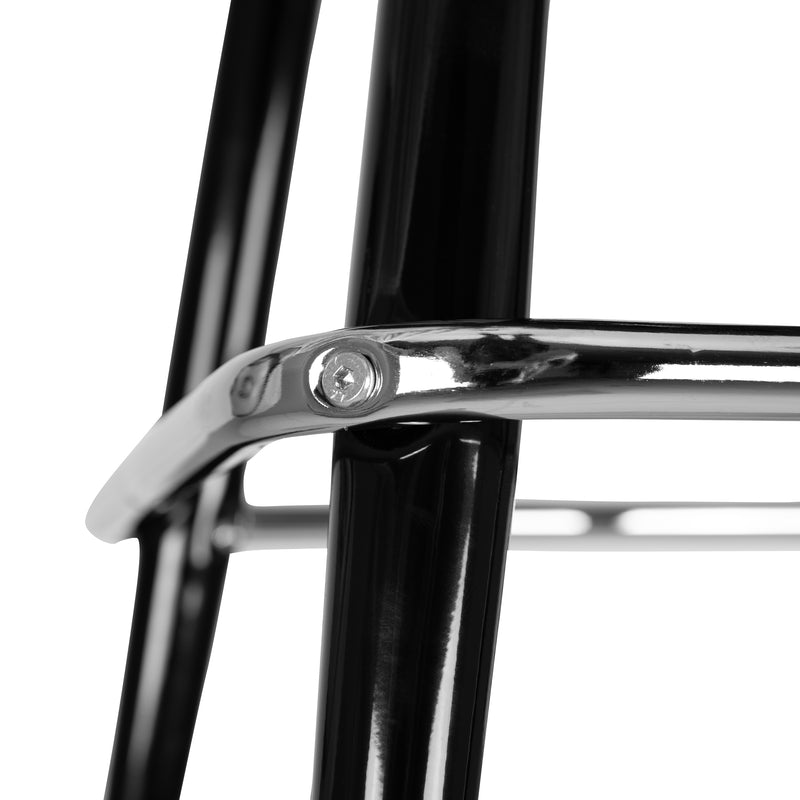 Black Swivel Bucket Seat Stool