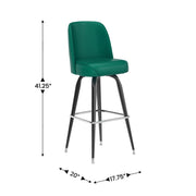 Green Metal Bar Stool
