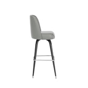 Gray Metal Bar Stool