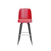 Red Metal Bar Stool