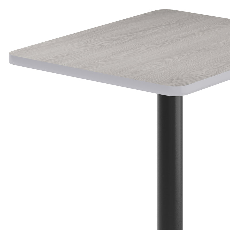 24x30 Gray Table Top & X Base