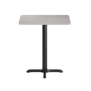 24x30 Gray Table Top & X Base