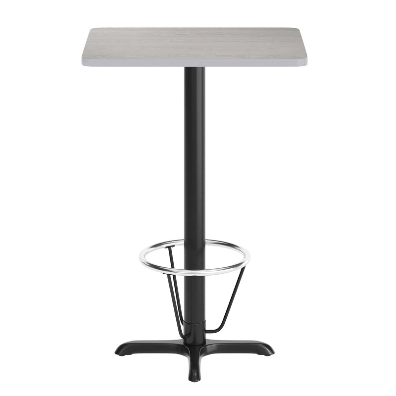 24x30 Gray Table Top & X Base