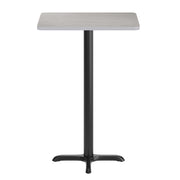 24x30 Gray Table Top & X Base