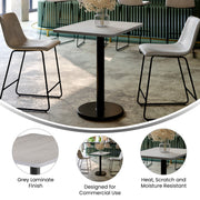 24x30 Gray Table Top & RD Base