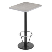 24x30 Gray Table Top & RD Base