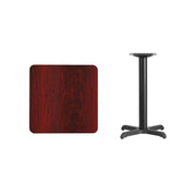 24SQ MA Laminate Table-X-Base