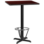 24SQ MA Laminate Table-X-Base