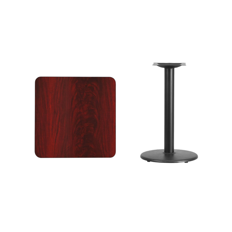24SQ MA Laminate Table-RD Base