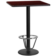 24SQ MA Laminate Table-RD Base