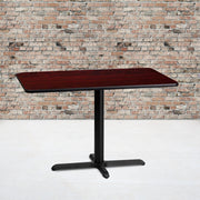 24x42 MA Laminate Table-X-Base