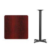 30SQ MA Laminate Table-X-Base