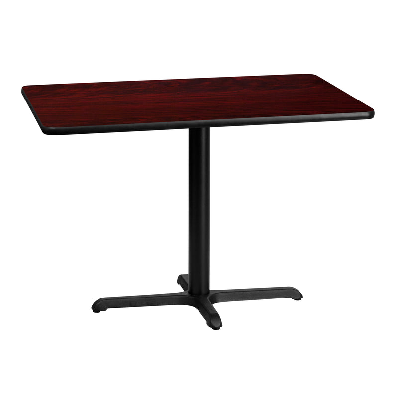 30x42 MA Laminate Table-X-Base
