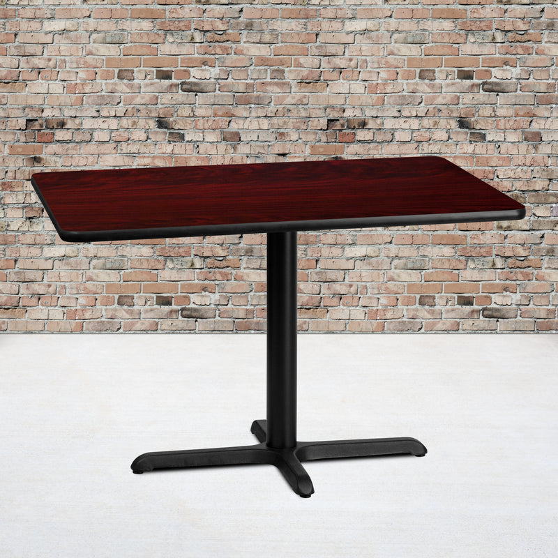 30x42 MA Laminate Table-X-Base