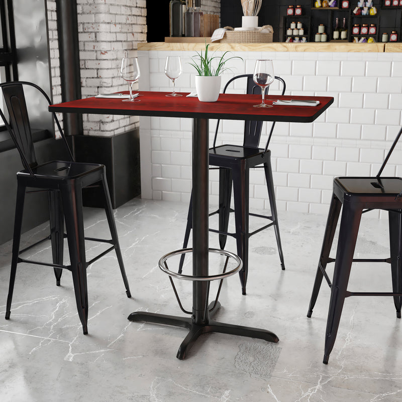 30x42 MA Laminate Table-X-Base