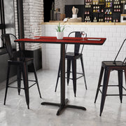 30x48 MA Laminate Table-X-Base