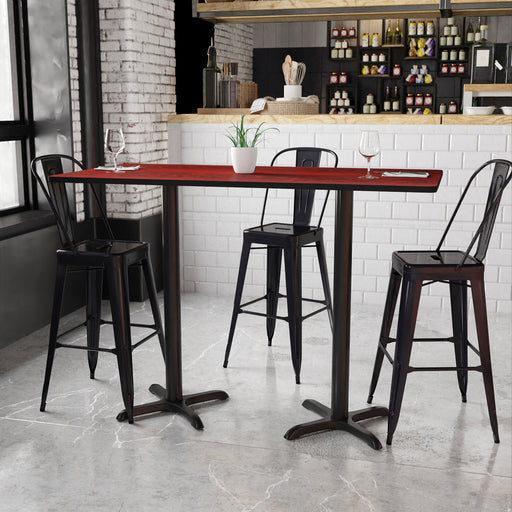 30x60 MA Laminate Table-X-Base