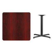 36SQ MA Laminate Table-X-Base