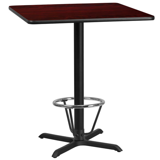 36SQ MA Laminate Table-X-Base