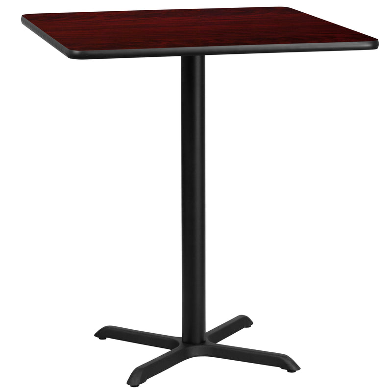 36SQ MA Laminate Table-X-Base