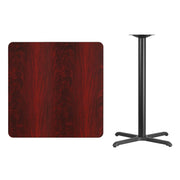 36SQ MA Laminate Table-X-Base