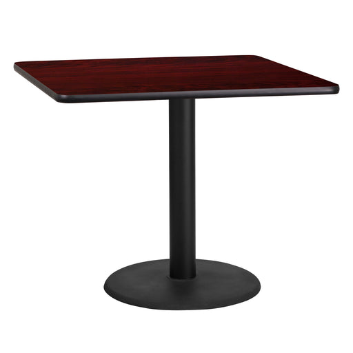 36SQ MA Laminate Table-RD Base