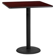 36SQ MA Laminate Table-RD Base