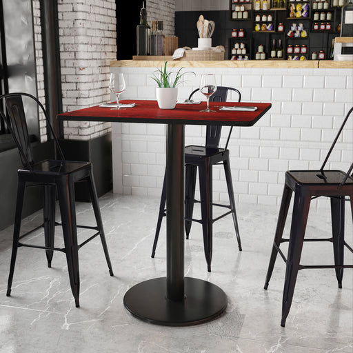 36SQ MA Laminate Table-RD Base