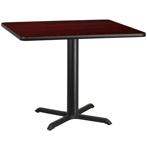42SQ MA Laminate Table-X-Base