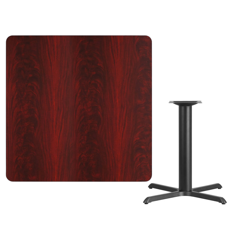 42SQ MA Laminate Table-X-Base