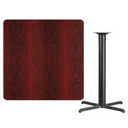42SQ MA Laminate Table-X-Base