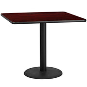 42SQ MA Laminate Table-RD Base