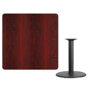 42SQ MA Laminate Table-RD Base