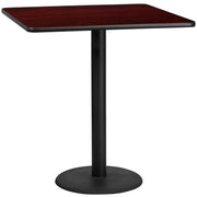 42SQ MA Laminate Table-RD Base
