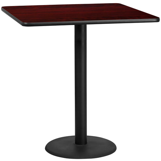 42SQ MA Laminate Table-RD Base