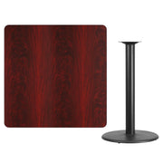 42SQ MA Laminate Table-RD Base