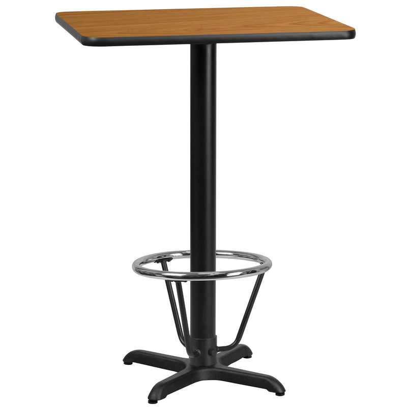 24x30 Natural Table-X-Base