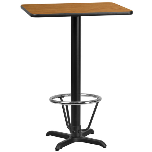 24x30 Natural Table-X-Base