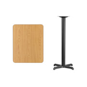 24x30 NA Laminate Table-X-Base