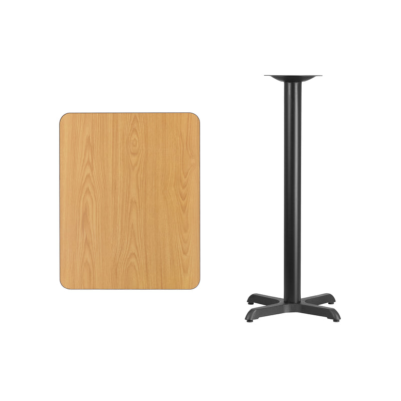 24x30 NA Laminate Table-X-Base
