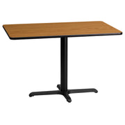 24x42 NA Laminate Table-X-Base