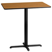 24x42 NA Laminate Table-X-Base