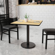 30SQ NA Laminate Table-RD Base
