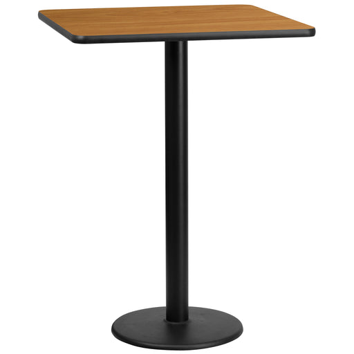 30SQ NA Laminate Table-RD Base