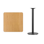 30SQ NA Laminate Table-RD Base